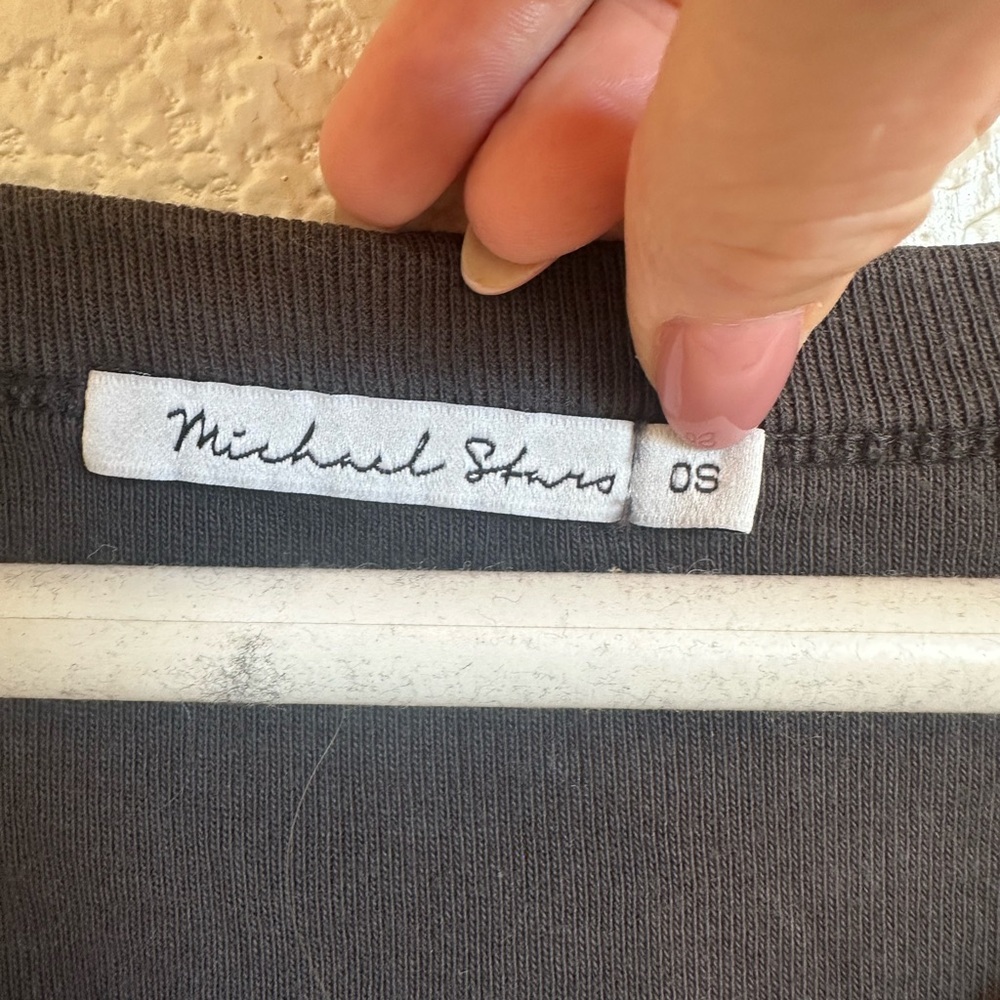 Michael Stars Charcoal Sleeveless Top - Picture 2 of 5